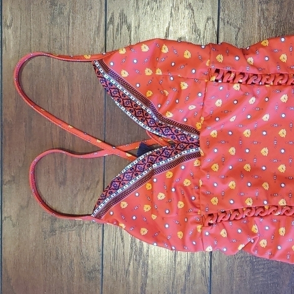 NWOT Jessica Simpson one piece boho swim sz L - Picture 2 of 5